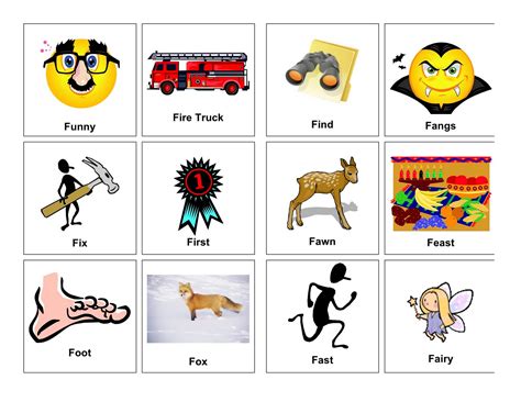F Sound Words With Pictures   The Alphabet Letters Sounds Pictures And Words Book - F Sound Words With Pictures