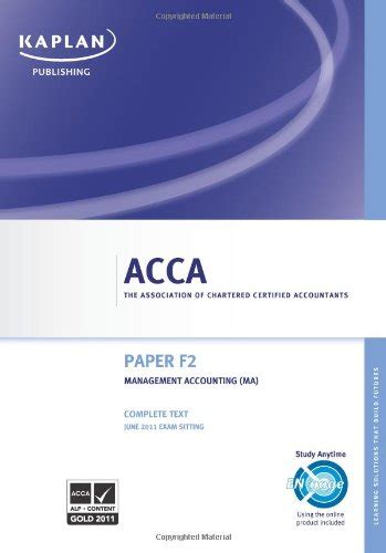 F2 Management Accounting Complete Text