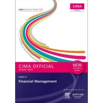 Download F2 Financial Management Study Text Paper F2 Cima Study Texts 