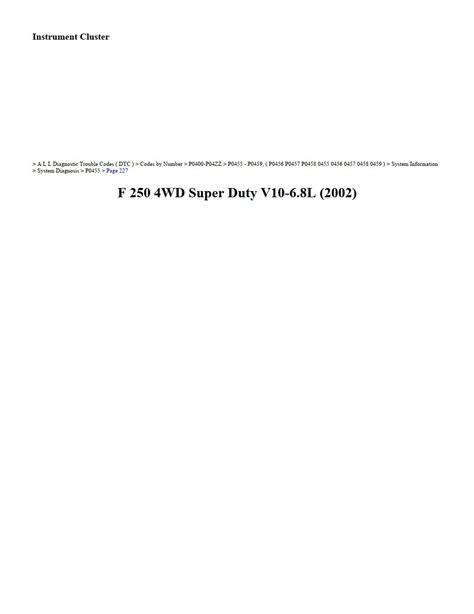 Read Online F250 V10 Manual Guide 