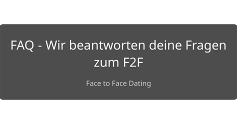 f2f dating in westerstede