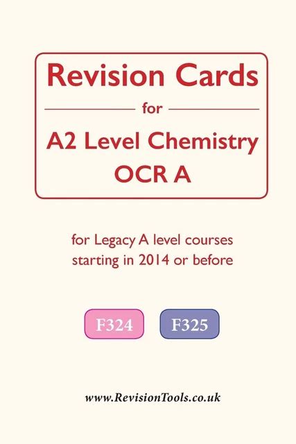 f324 ocr chemistry revision