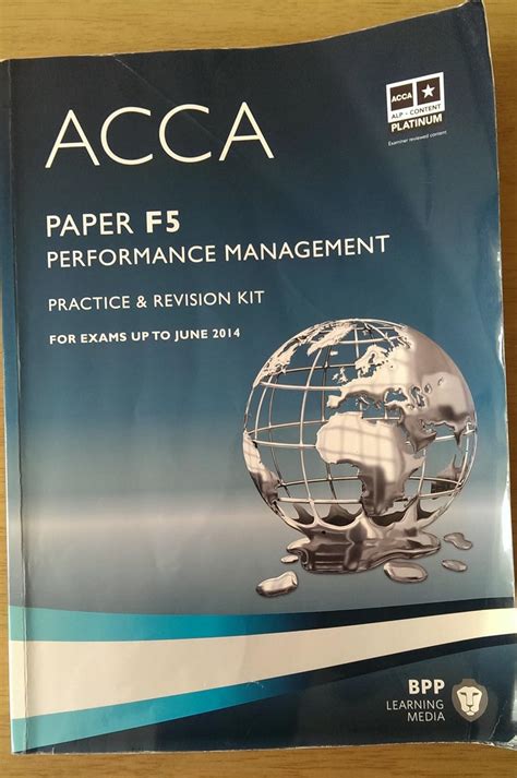 F5 Performance Management Revision Kit Bpp