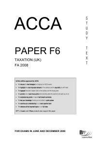f6 acca study text 2014