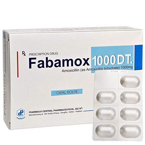 fabamox | Vin nang Fabamox 500mg khng sinh iu