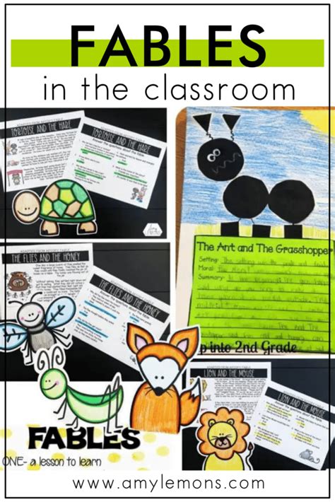 Fables In The Classroom Amy Lemons Kindergarten Fables - Kindergarten Fables