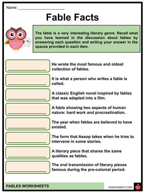 Fables With Multiple Choice Questions
