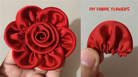fabric flower making