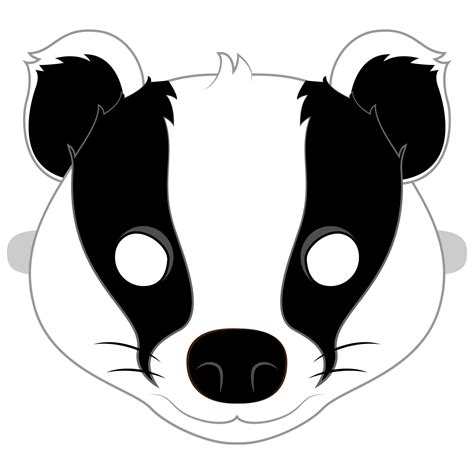 face mask template badger