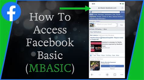 Facebook Basic Facebook