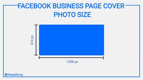 facebook business page cover size