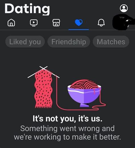 facebook dating app we apologize something went wrong