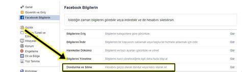 facebook dondurma nasıl olur