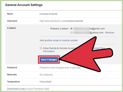 Facebook Email Address