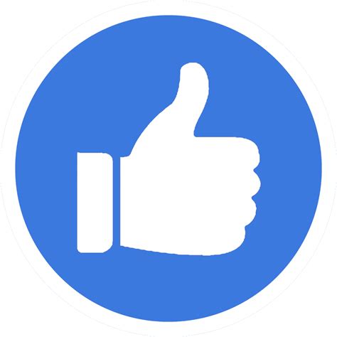 Facebook Like Icon Png Transparent