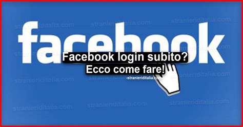 Facebook Login Accesso
