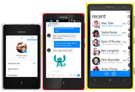facebook messenger for nokia c2