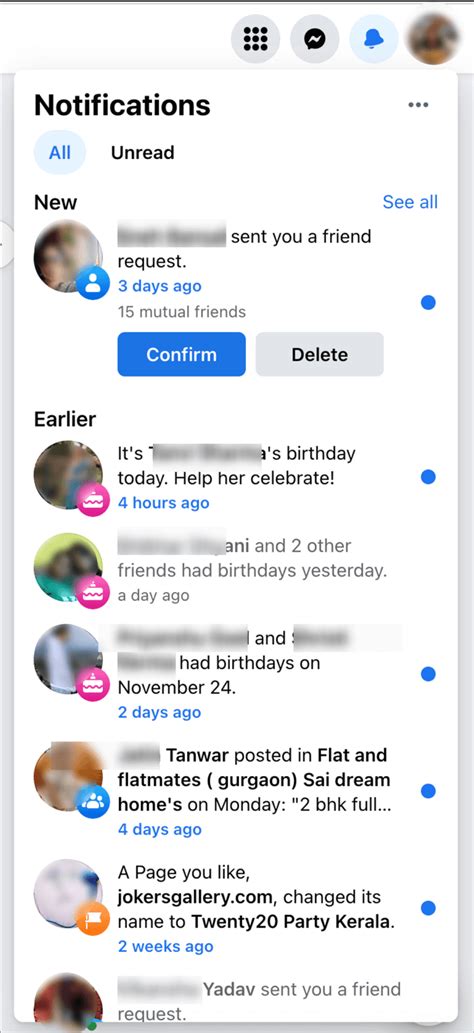facebook notification for nokia ash 201