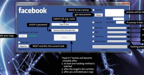 facebook password hacking software