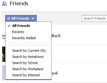 Facebook Search Friends By Name And City