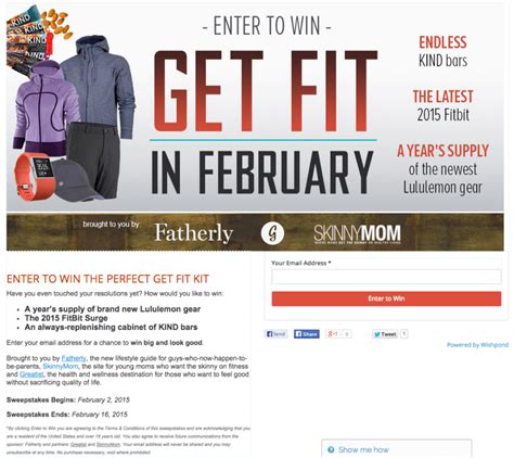 Facebook Sweepstakes