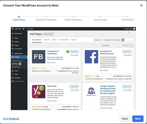 facebook wordpress websites