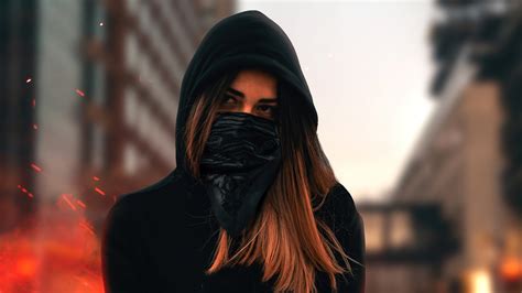 faces covered