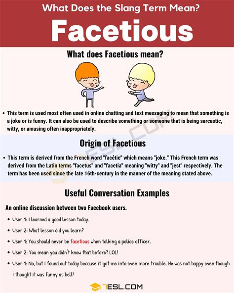 Facetious Meaning