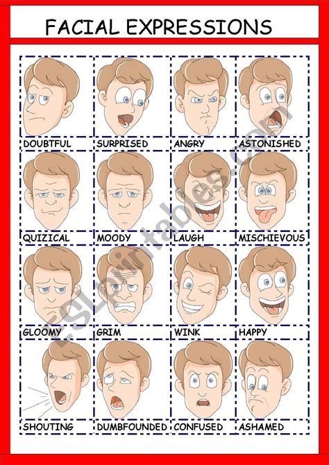 Facial Expression Pictures Free Printables Printable Face Parts Cutouts - Printable Face Parts Cutouts
