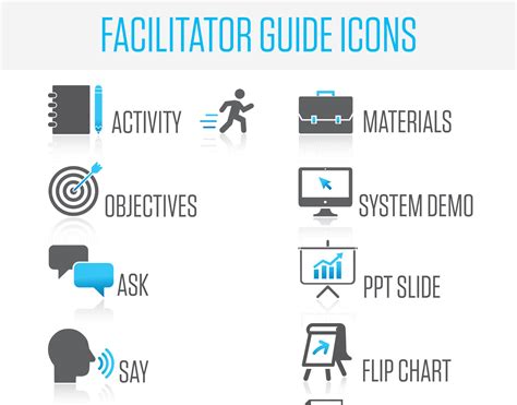 Read Online Facilitator Guide Icons 