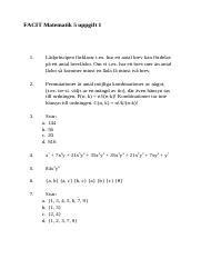 Facit Matematik Fsa 2012