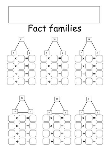 Fact Families Of Numbers Within 10 Stories Challenge Number Facts To 10 - Number Facts To 10
