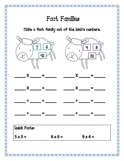Fact Families Oryx Learning Fact Family Number Sentences - Fact Family Number Sentences