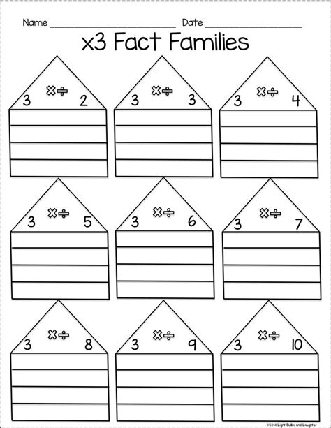 Fact Family Activities And Ideas For Related Facts Fact Dash Second Grade - Fact Dash Second Grade