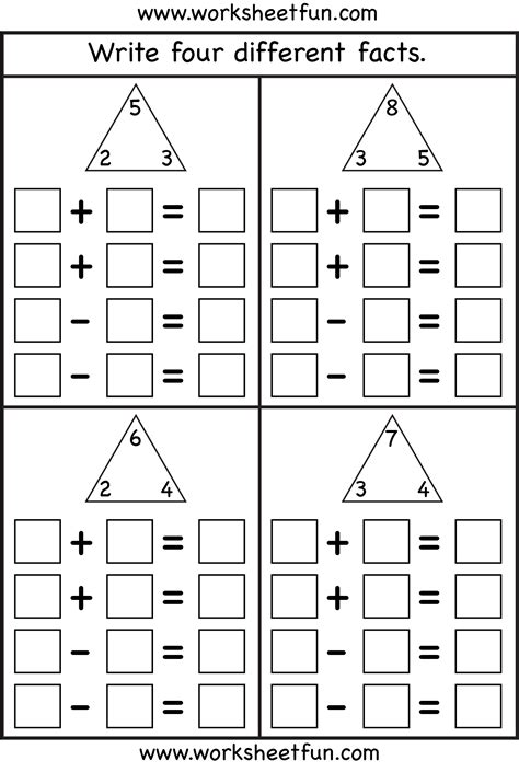 Fact Family Worksheets Math Drills Related Multiplication Facts Worksheet - Related Multiplication Facts Worksheet