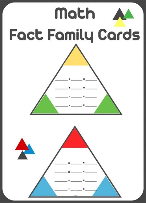 Fact Triangles Worksheets Activity Shelter 8211 Triangle Worksheets Preschool - Triangle Worksheets Preschool