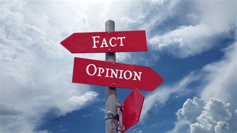 Fact Vs Opinion A Guide For Critical Thinking Fact And Opinion Sentences - Fact And Opinion Sentences