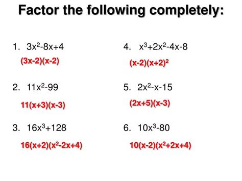 Factor The Following Completely Wyzant Ask An Expert Factoring Expressions 7th Grade - Factoring Expressions 7th Grade