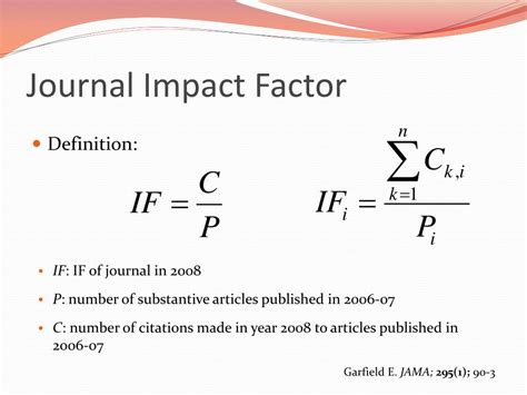 Read Online Factor Impact Journals 