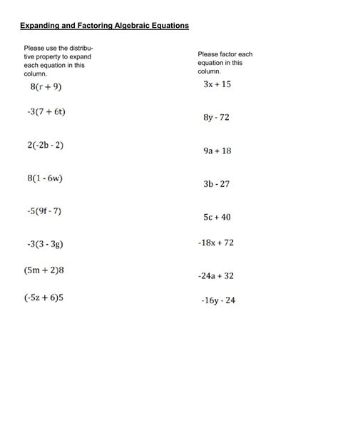 Factoring Developing Skills In Algebra Book B Answers