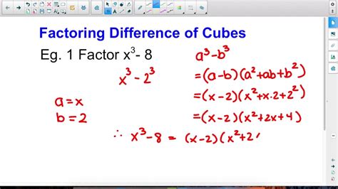 Factoring Differences Of Cubes Practice Problems Explained Step Sum And Difference Of Cubes Worksheet - Sum And Difference Of Cubes Worksheet