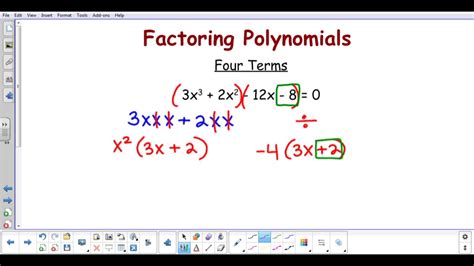 Factoring Four Term Polynomials