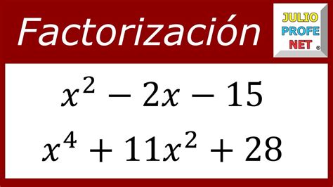 factorización