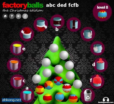 Factory Balls Christmas Walkthrough