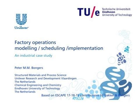 Read Online Factory Operations Modelling Scheduling Implementation 