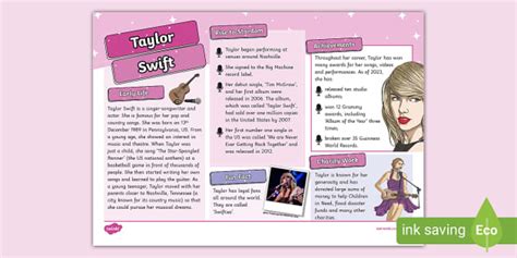 Facts About Taylor Swift