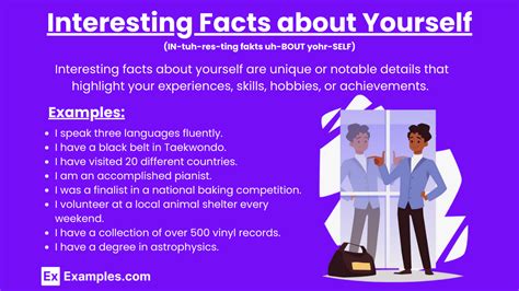 Facts About Yourself