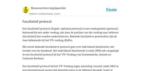 facultatief definitie