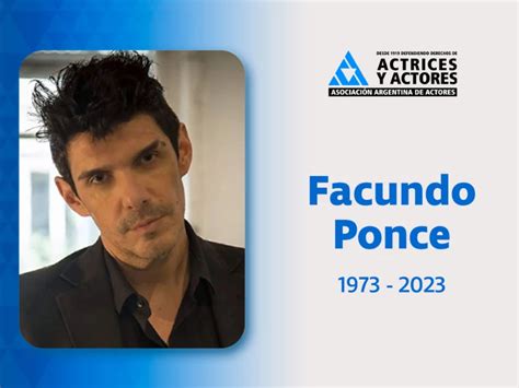 Facundo Ponce Actor