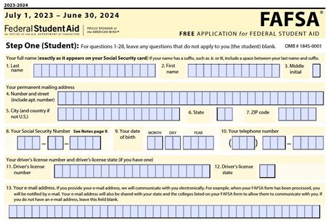 Full Download Fafsa Application Paper 